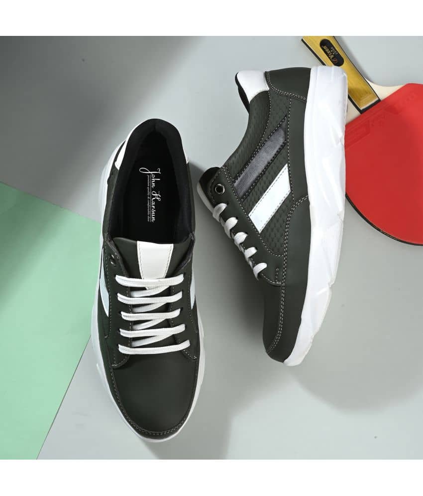John Karsun Olive Men's Lifestyle - Casual Shoes | Buy online on ZillyBuy