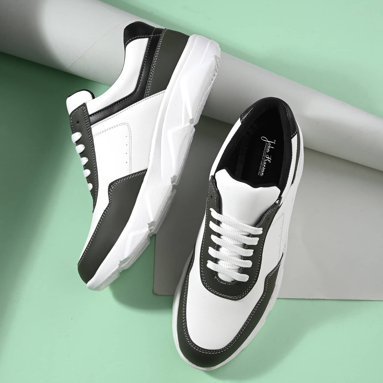 John Karsun Olive Men's Lifestyle - Casual Shoes | Buy online on ZillyBuy
