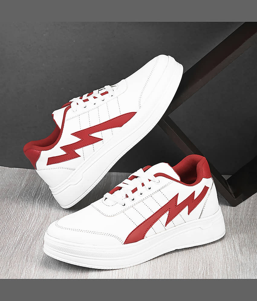 John Karsun Red Men's Lifestyle - Casual Shoes | Buy online on ZillyBuy