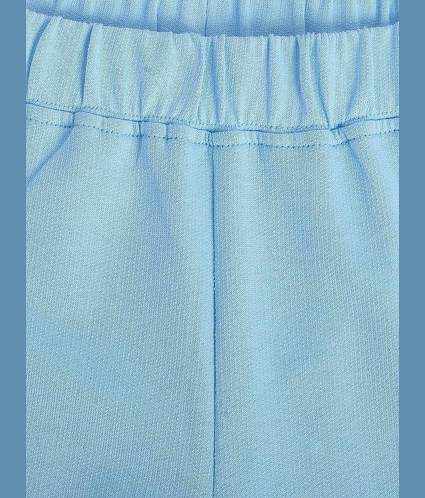 MINI KLUB Pack of 1 Boys Cotton T-Shirt & Pants Set ( White )