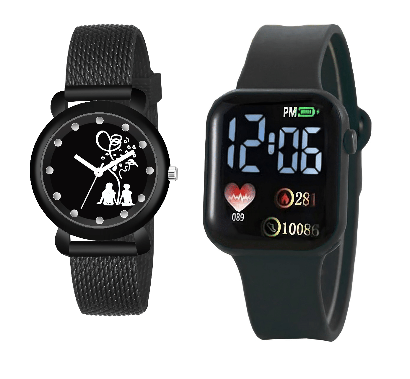 DECLASSE Black Dial Analog Girls Watch ( Pack Of 2 )