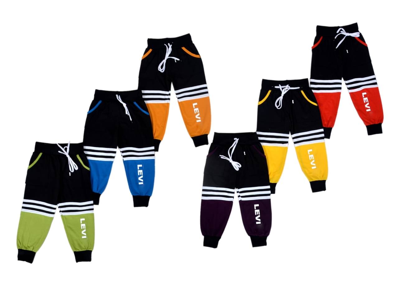     			DIAMOND EXPORTER Pack of 6 Boys Cotton Blend Trackpant ( Multi Color )