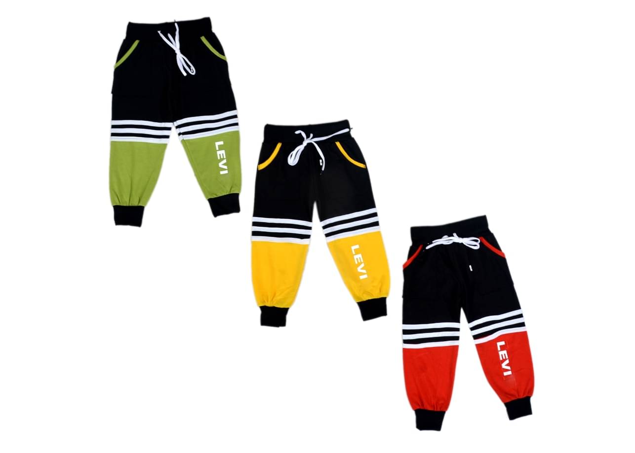 DIAMOND EXPORTER Pack of 3 Boys Cotton Blend Trackpant ( Multi Color ) DIAMOND EXPORTER Pack of 3 Boys Cotton Blend Trackpant ( Multi Color )