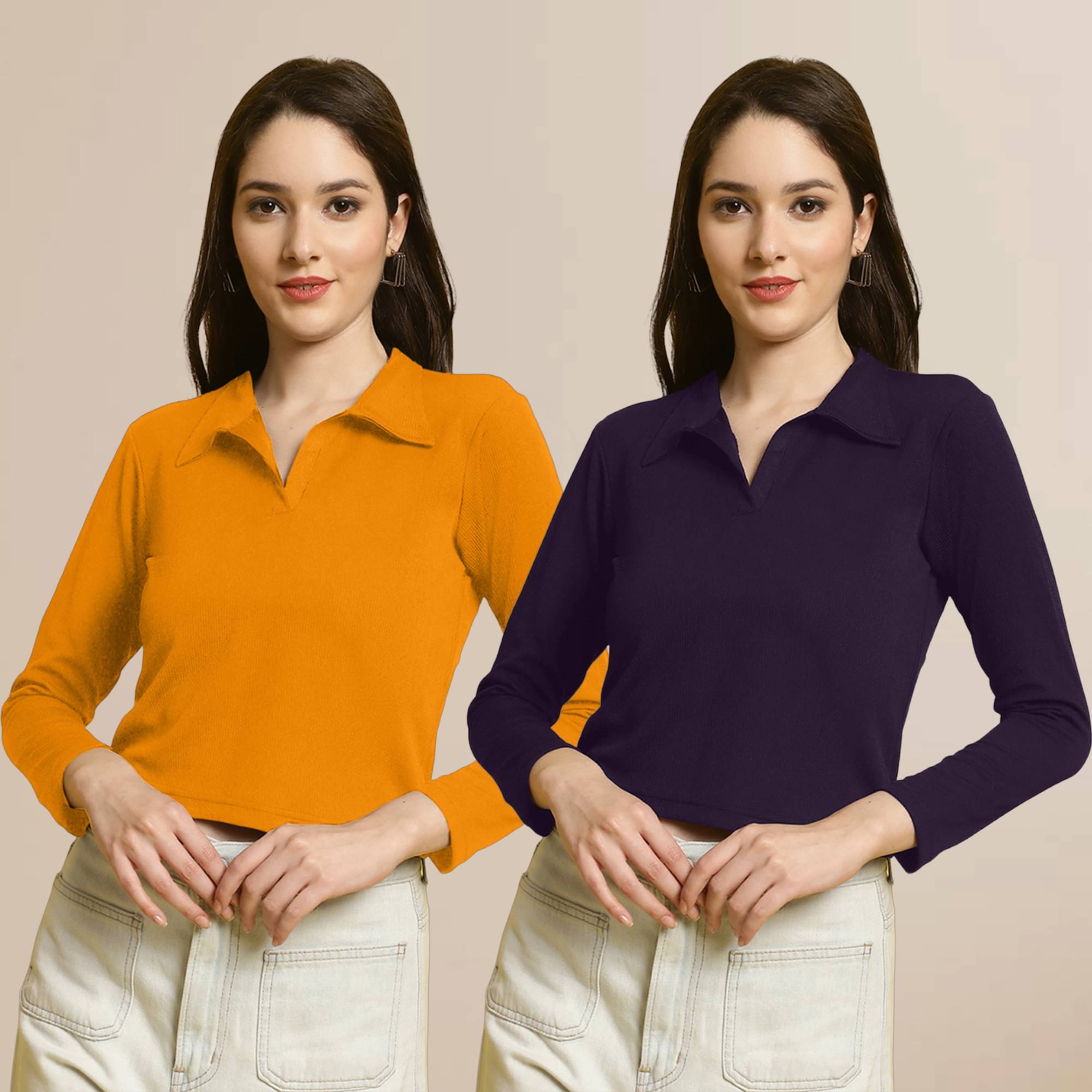 Fabflee Women's Polyester Crop Top ( Multi Color ) Fabflee Women's Polyester Crop Top ( Multi Color )