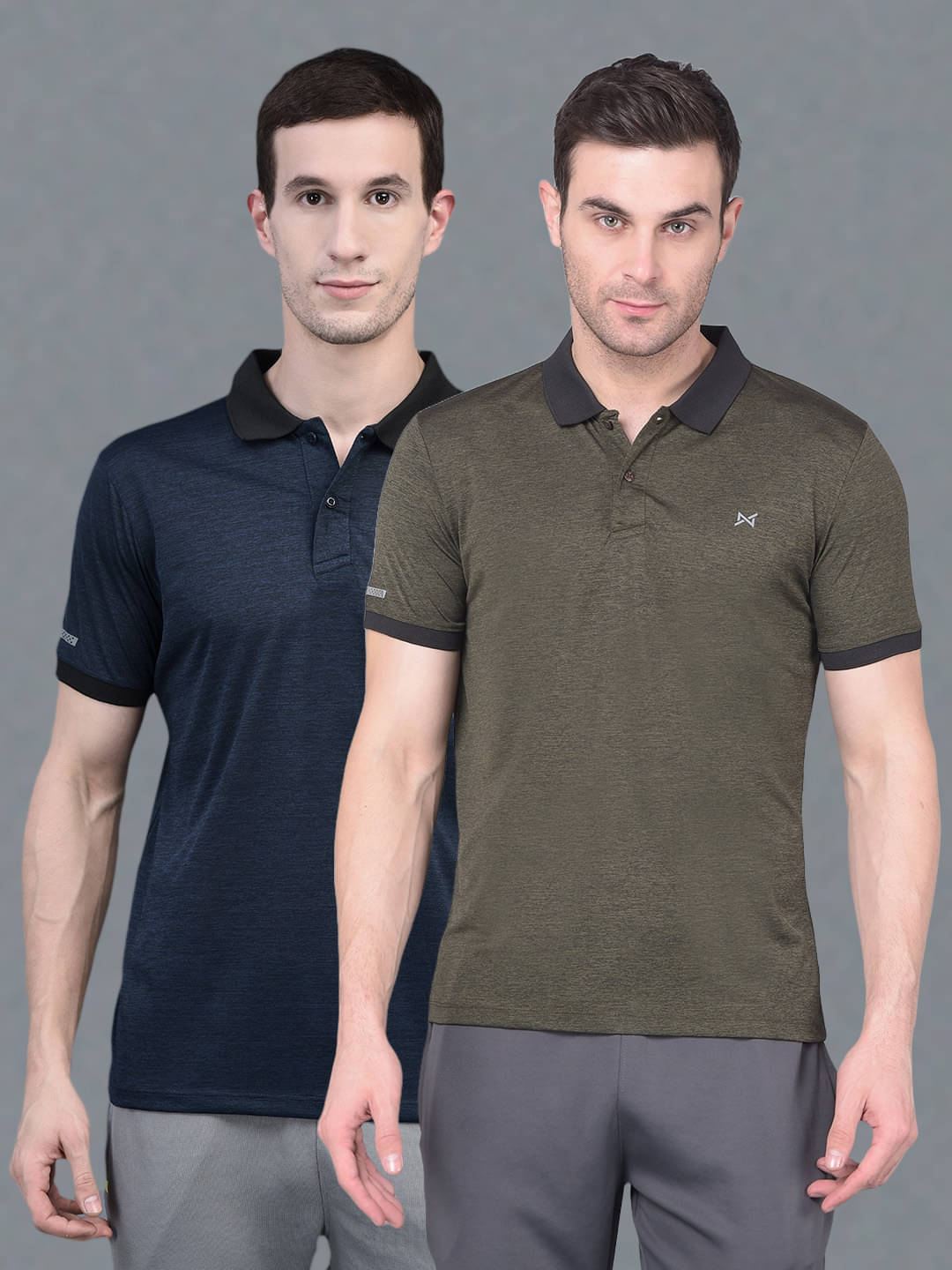 Force NXT Multi Polyester Regular Fit Men's Sports Polo T-Shirt ( Pack of 2 ) Force NXT Multi Polyester Regular Fit Men's Sports Polo T-Shirt ( Pack of 2 )