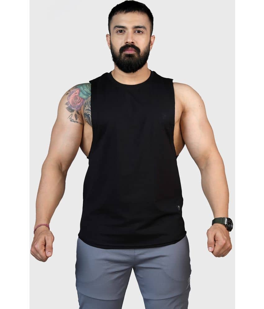 Fuaark Maroon Cotton Regular Fit Men's Tanks ( Pack of 1 )