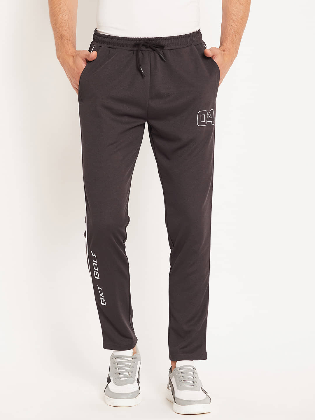 GET GOLF Black Cotton Blend Men's Trackpants ( Pack of 1 ) - Track Pants | Buy online on ZillyBuy