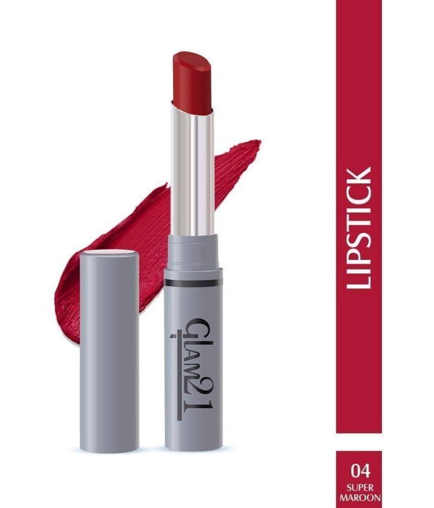 Glam21 Long Lasting NonTransfer Lipstick Creamy Matte Formula matte finish 2.8g Give Me Red-03
