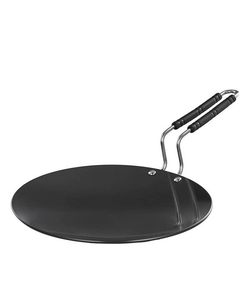 Ms Pure Iron/Loha Black Roti Tawa With SS Wire Handle No-10 (Dia-10 Inches,) - Cookware | Buy online on ZillyBuy