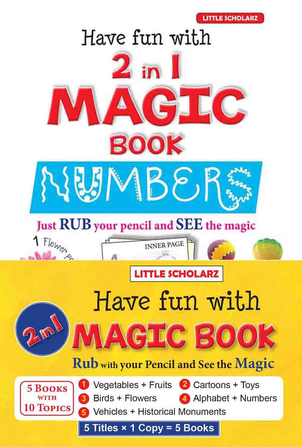     			Have Fun with 2 in 1 Magic Books (Set of 5 Books)