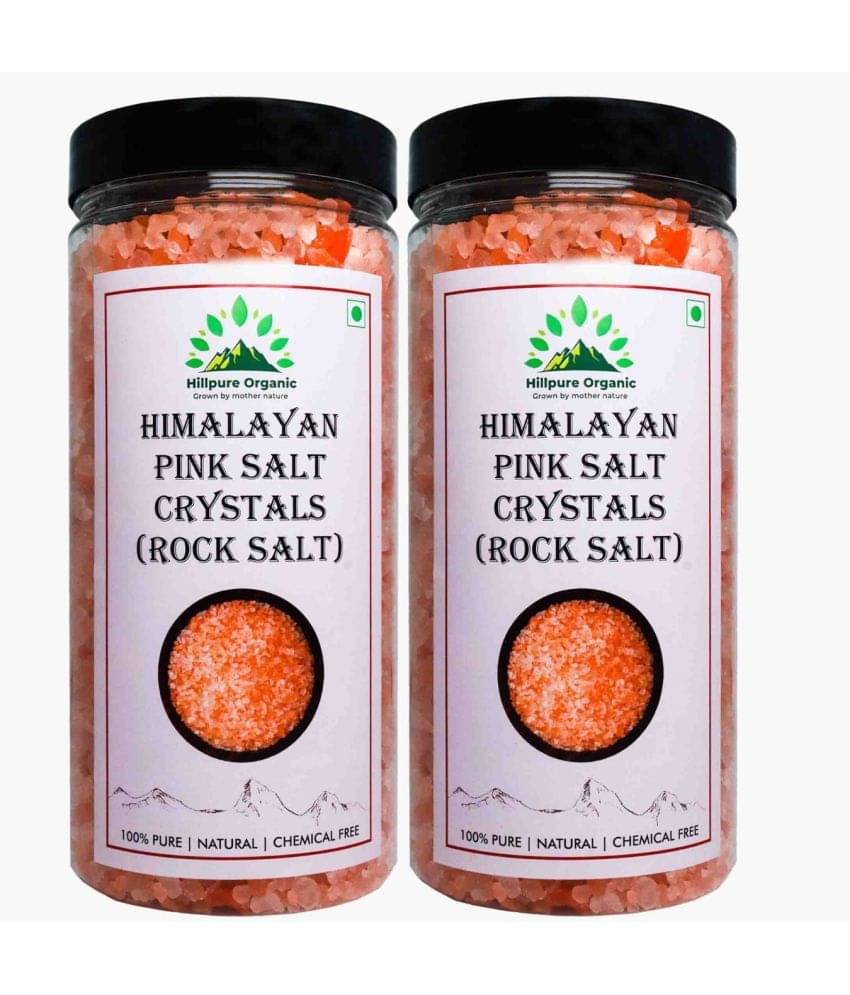 Hillpure Organic Himalayan Pink Salt 1000 gm Pack of 2 Hillpure Organic Himalayan Pink Salt 1000 gm Pack of 2