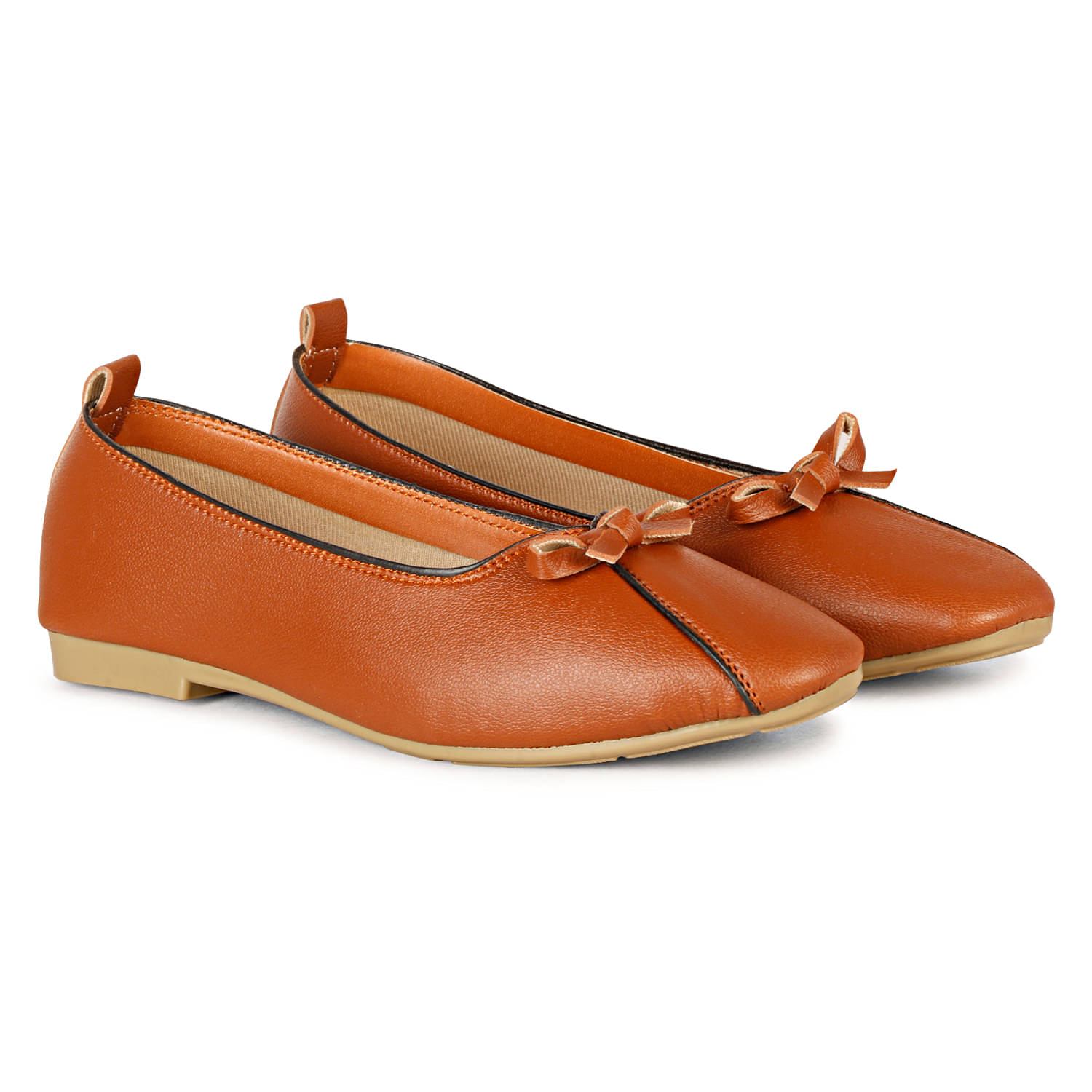     			Ishransh Brown Women's Casual Ballerinas