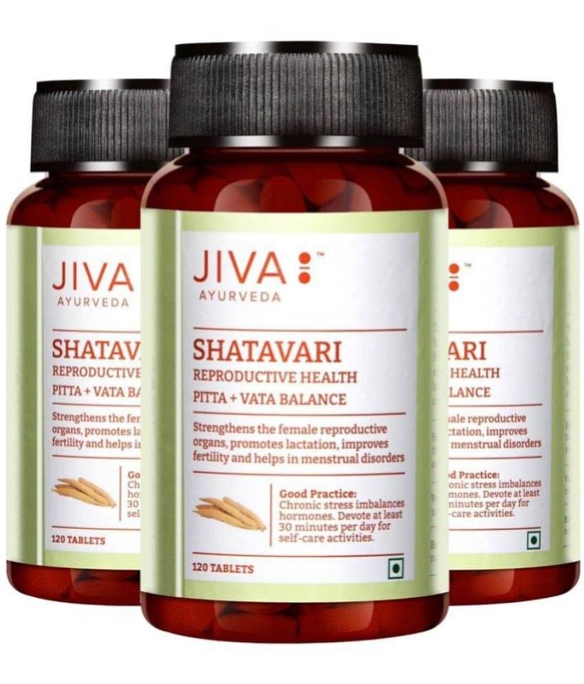 JIVA Shatavari Tablets For Women Health -120 Nos( Pack of 3 ) JIVA Shatavari Tablets For Women Health -120 Nos( Pack of 3 )