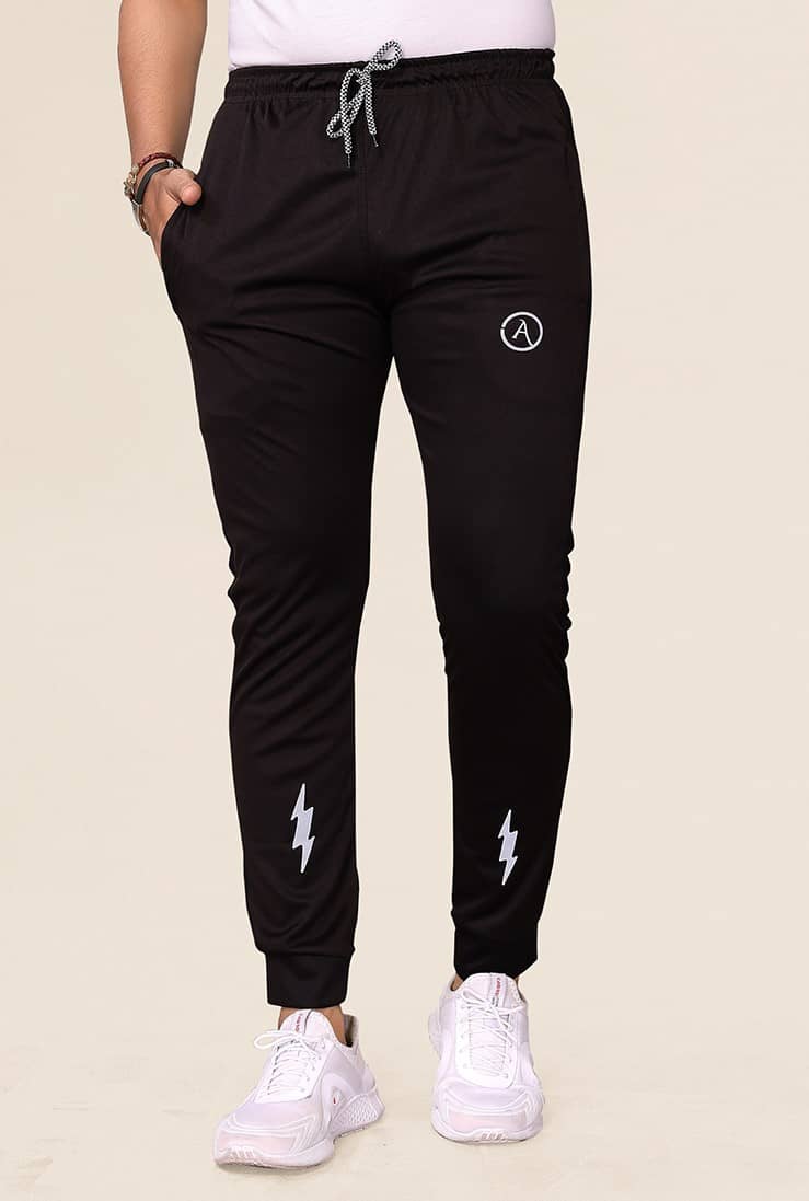 Kashvi Olive Green Lycra Men's Joggers ( Pack of 1 ) - Track Pants | Buy online on ZillyBuy