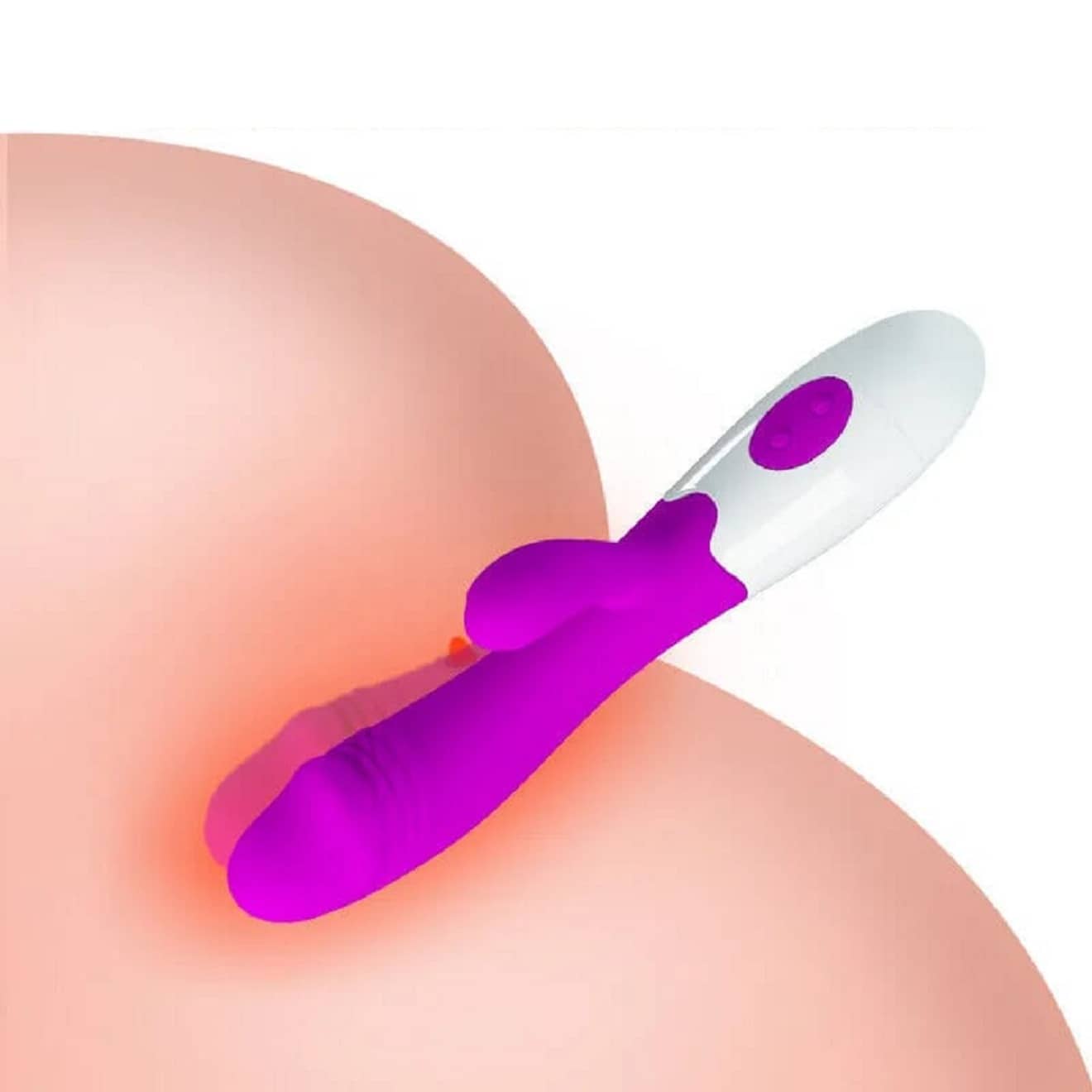 NAUGHTY TOYS 10 SPEED G*SPOT RABBIT VIBRATING DILDO VIBRATOR FOR WOMEN BY KAMAHOUSE(LOW PRICE SEX TOY)
