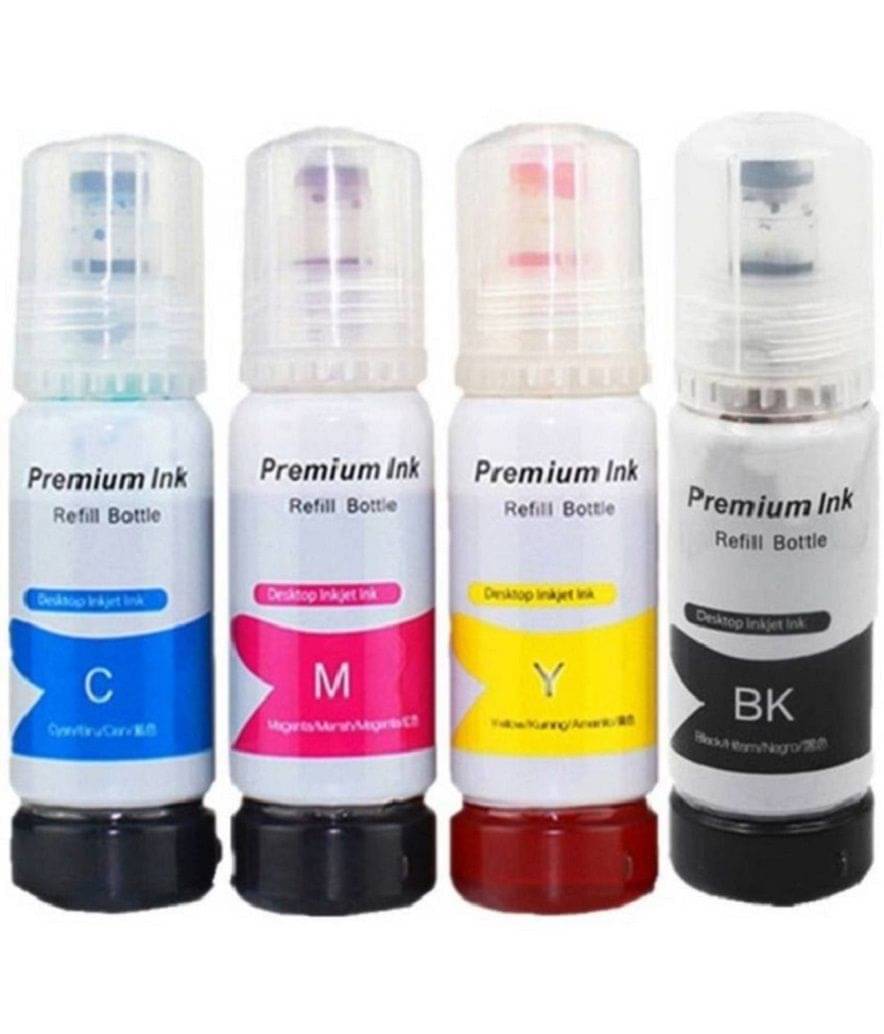    			TEQUO 003 L3110 Ink Multicolor Pack of 4 Cartridge for EPS0N 003 Ink Bottles (65ml) for L3110 L3101 L3150 L4150 L4160 L6160 L6170 L6190 Printers