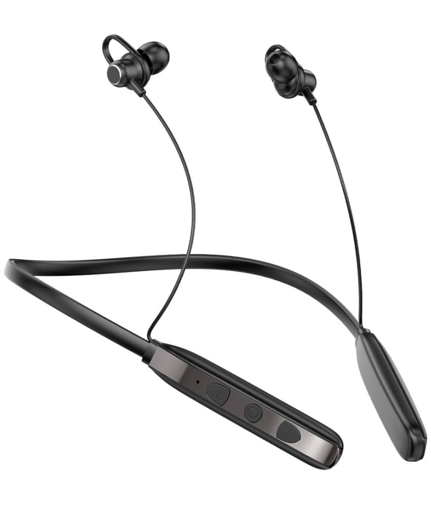     			TecSox Verve Bluetooth Neckband | 20H Playtime | Deep Bass | Black
