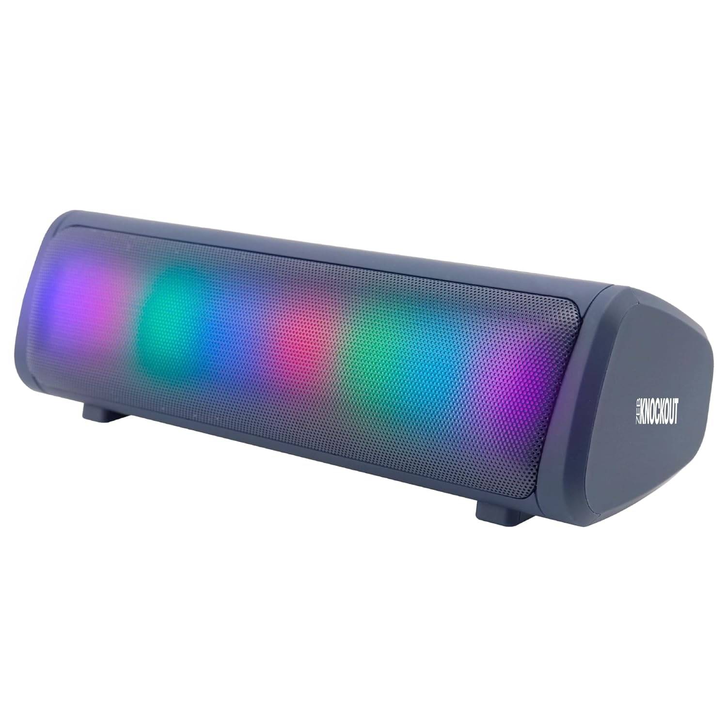     			Zebronics Knock Out 10 W Bluetooth Speaker Bluetooth v5.0 with Call function Playback Time 10 hrs Blue