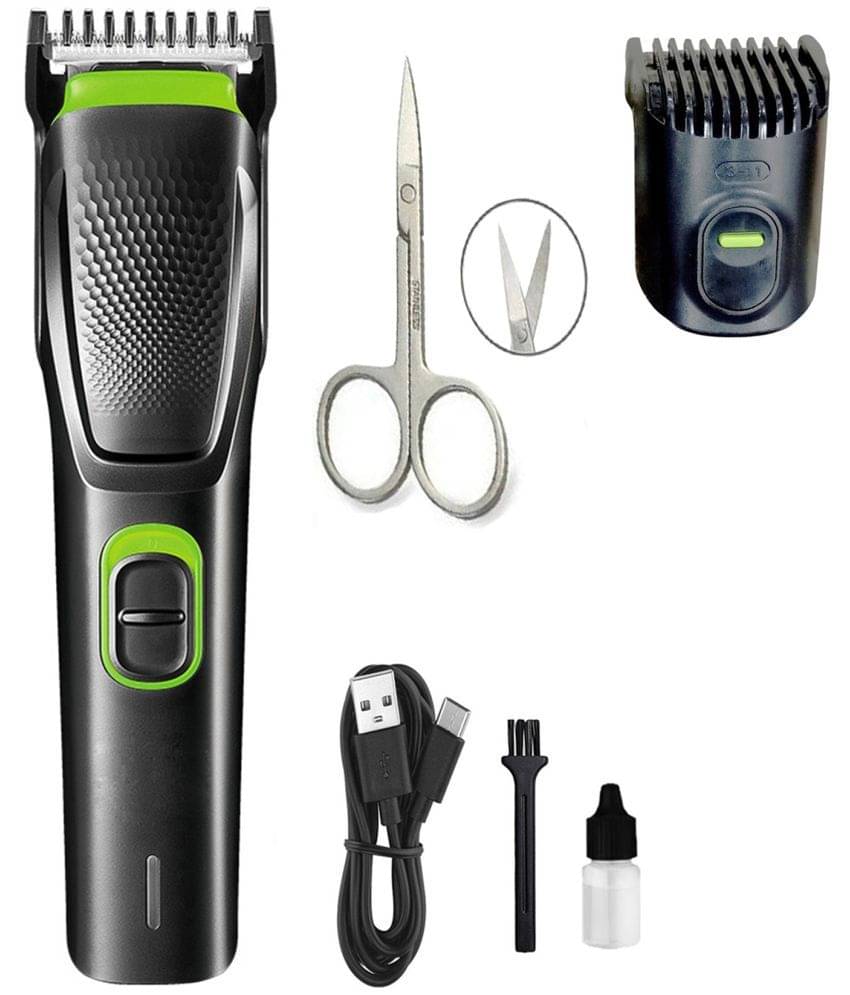 geemy Rechargeable Black Cordless Beard Trimmer With 45 minutes Runtime geemy Rechargeable Black Cordless Beard Trimmer With 45 minutes Runtime