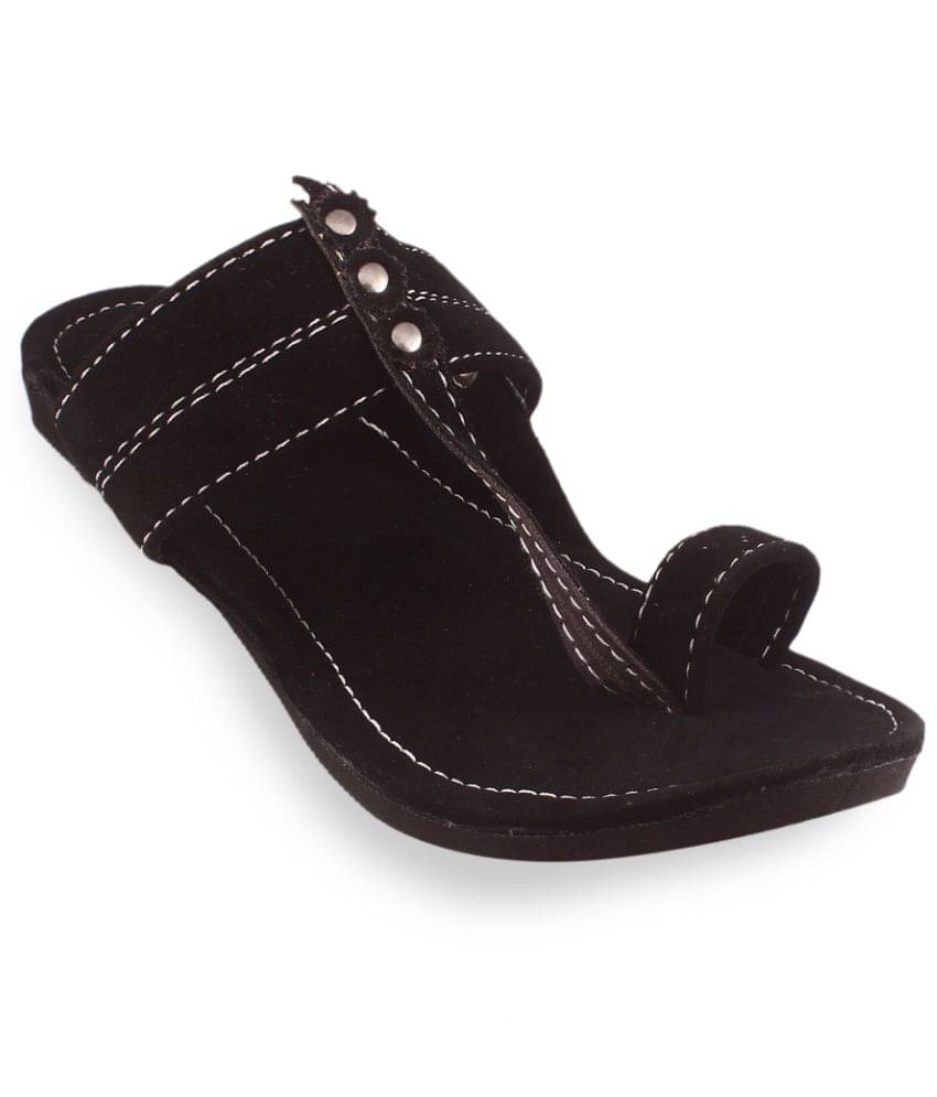     			rajeraj Black Men's Kolhapuris