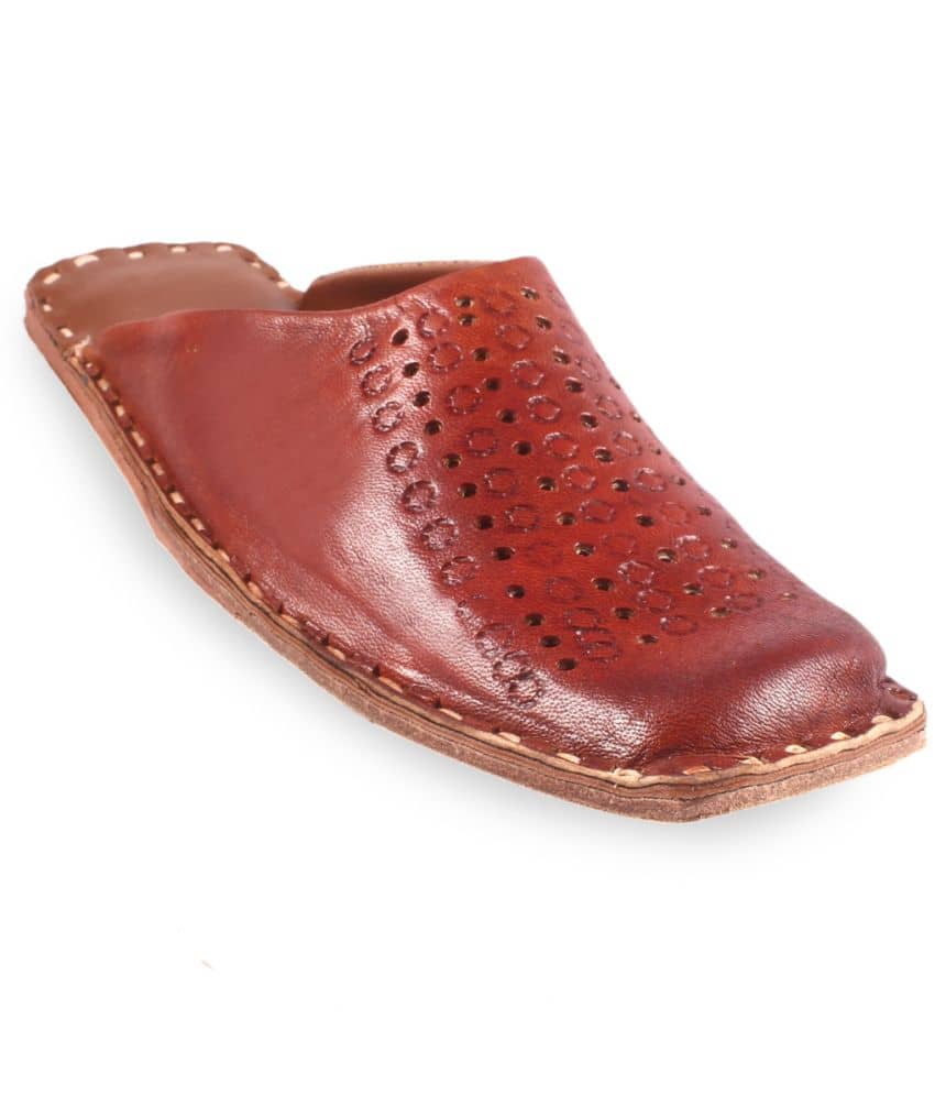 rajeraj Brown Men's Mule - Ethnic Shoes | Buy online on ZillyBuy