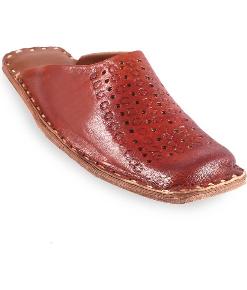 rajeraj Brown Men's Mule - Ethnic Shoes | Buy online on ZillyBuy