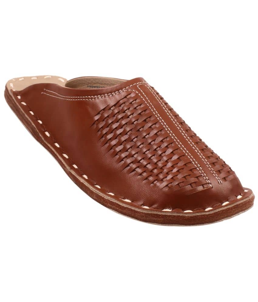 rajeraj Brown Men's Mule - Ethnic Shoes | Buy online on ZillyBuy