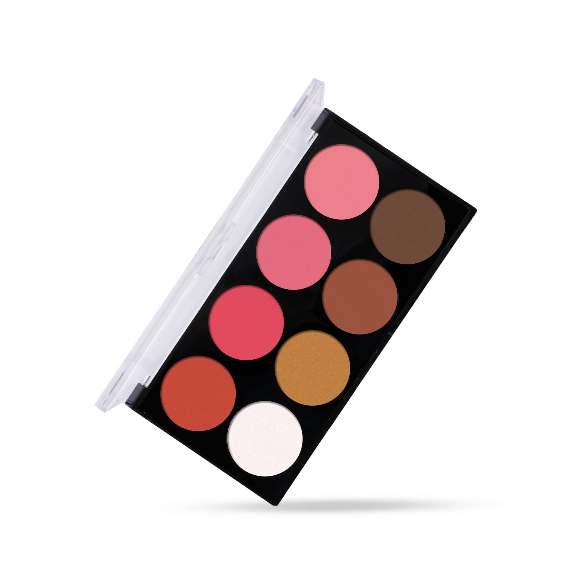 Beauty Berry Spotlight Matte Blusher Palette with Shimmery Highlighter & Contour 20g, (Shade - 02)