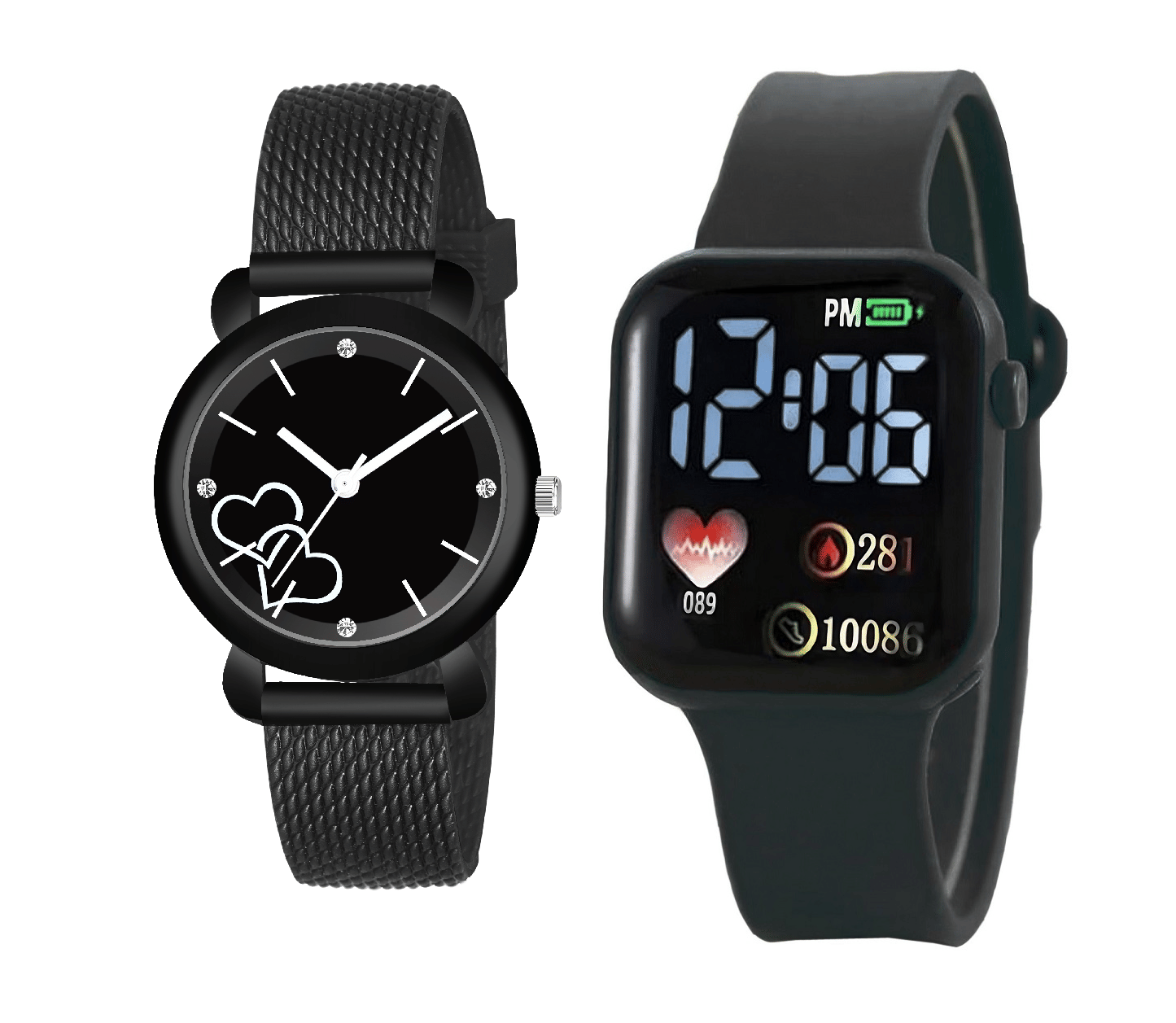 DECLASSE Black Dial Analog Girls Watch ( Pack Of 2 )