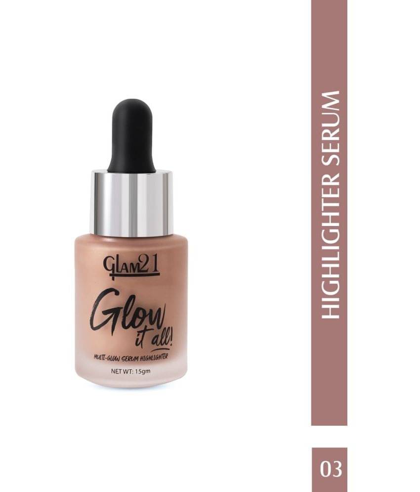     			Glam21 MultiGlow Highlighter Serum Gives a Natural Glow Waterproof Longwear 15g Shade-03
