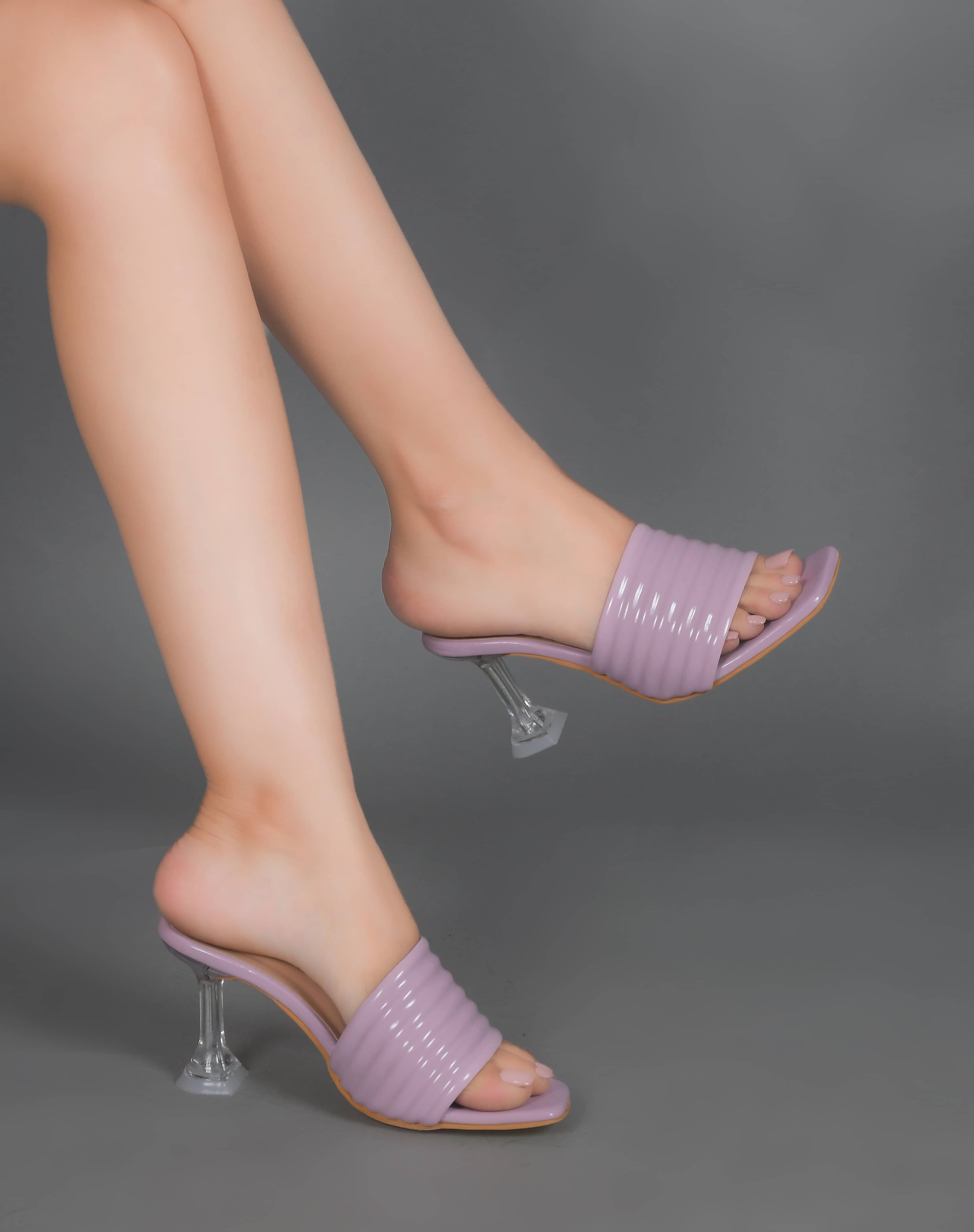 JM Looks Lavender Women's Sandal Heels     			JM Looks Lavender Women's Sandal Heels