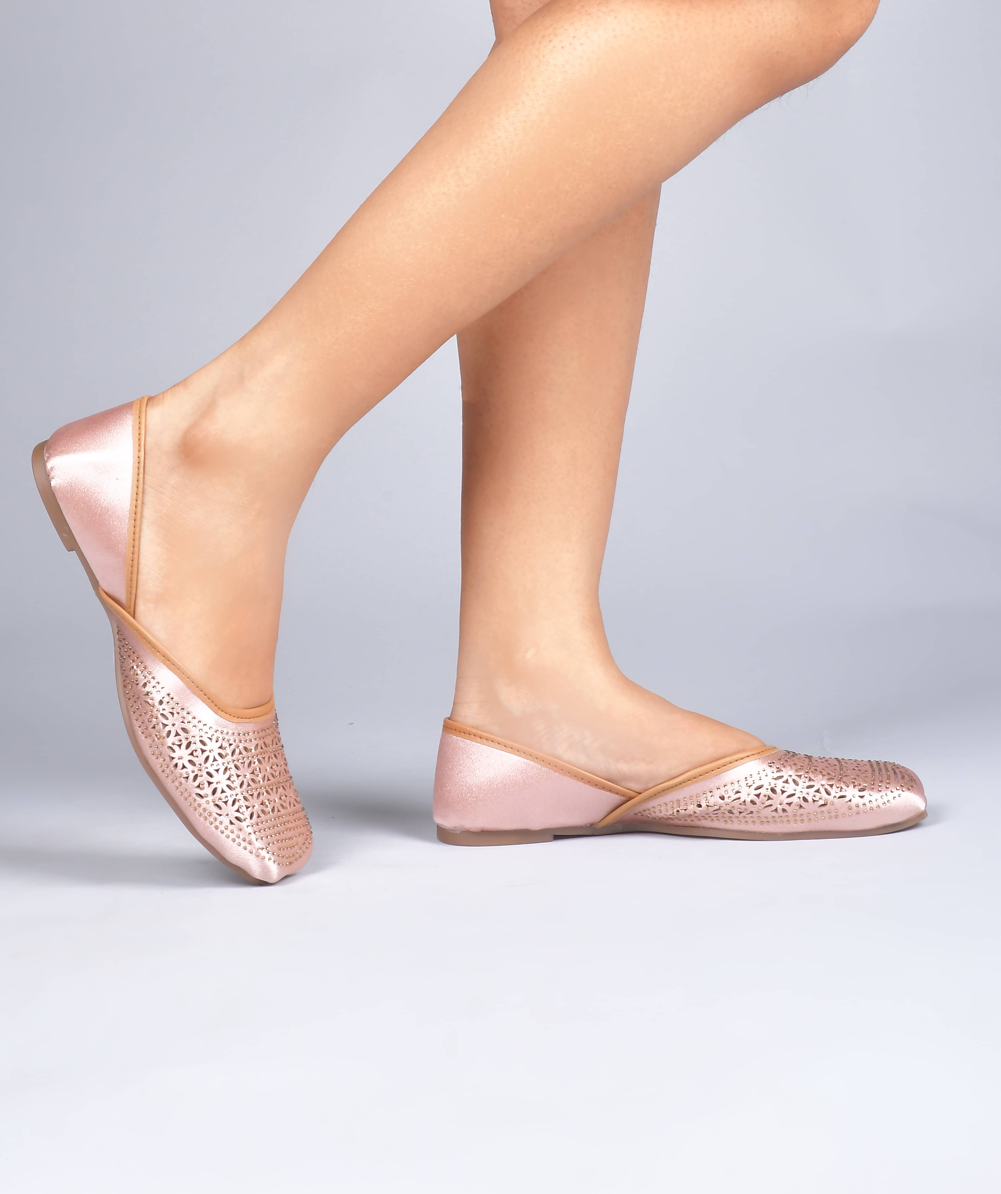     			JM Looks Peach Women's Casual Ballerinas