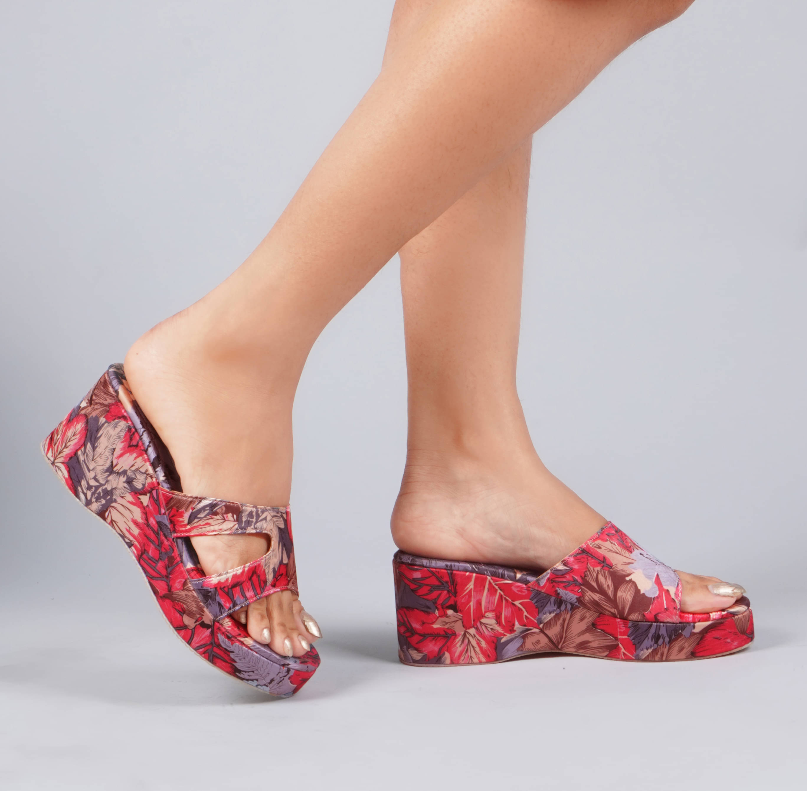     			JM Looks Red Women's Sandal Heels