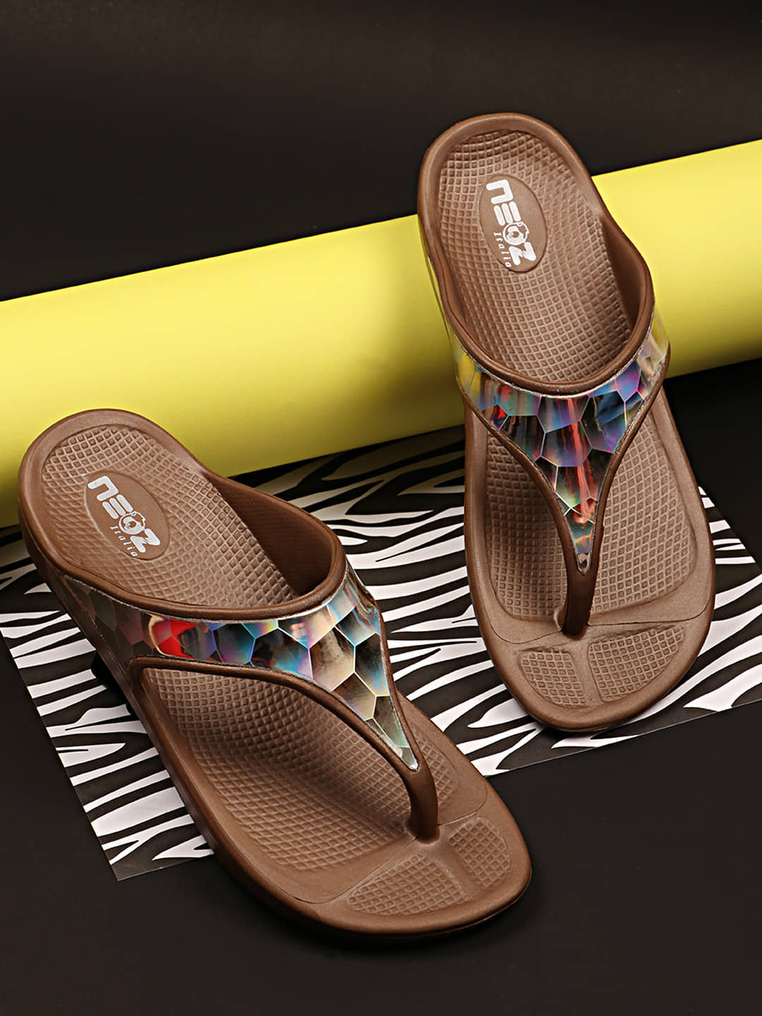 Neoz Black Women's Flip Flop