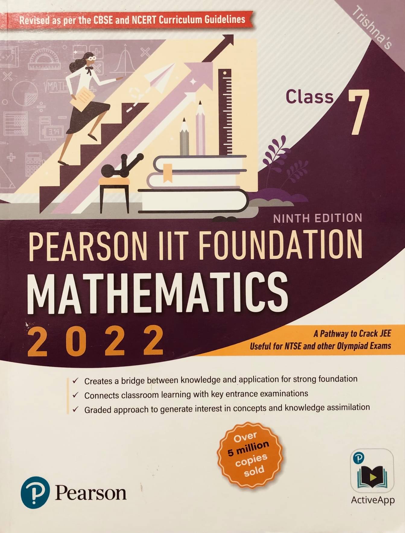     			Pearson Iit Foundation Mathematics Class 7
