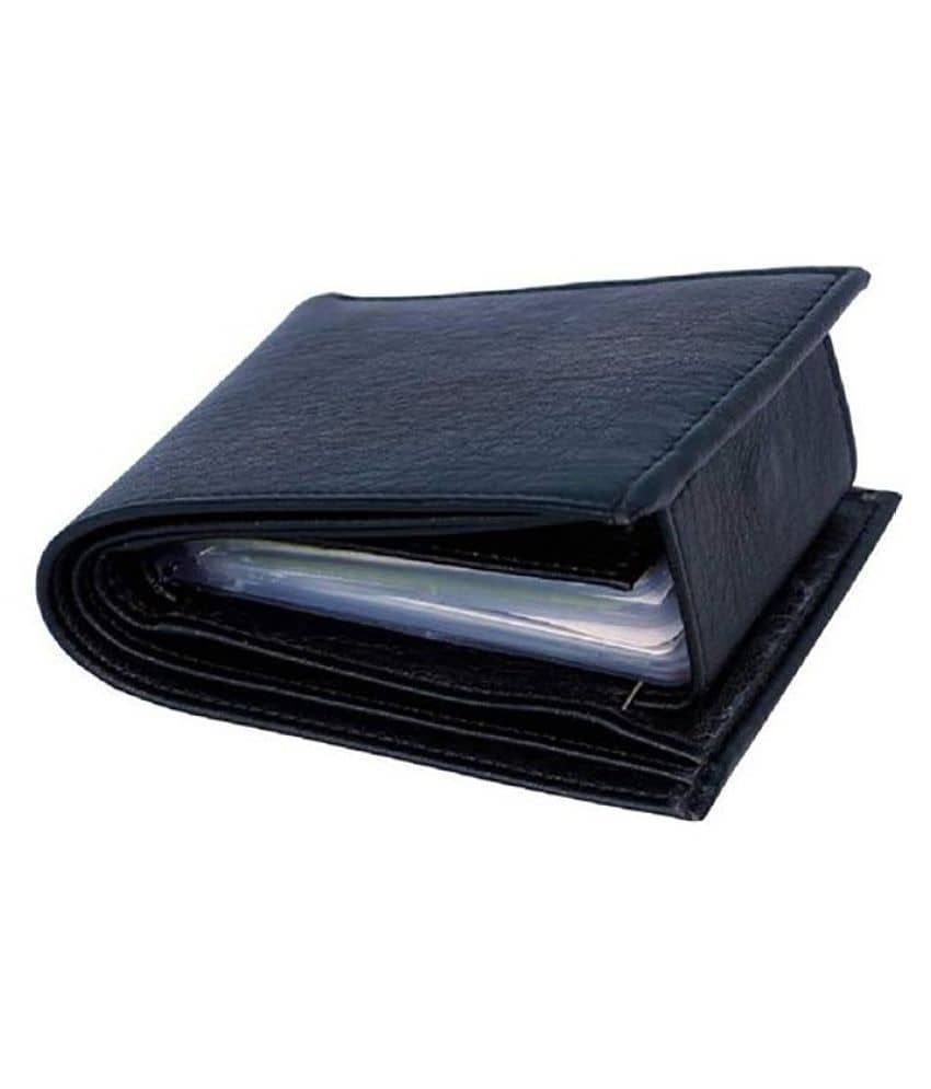 Sambhav Deals - Black Faux Leather Men's Regular Wallet ( Pack of 1 ) - Handbags | Buy online on ZillyBuy