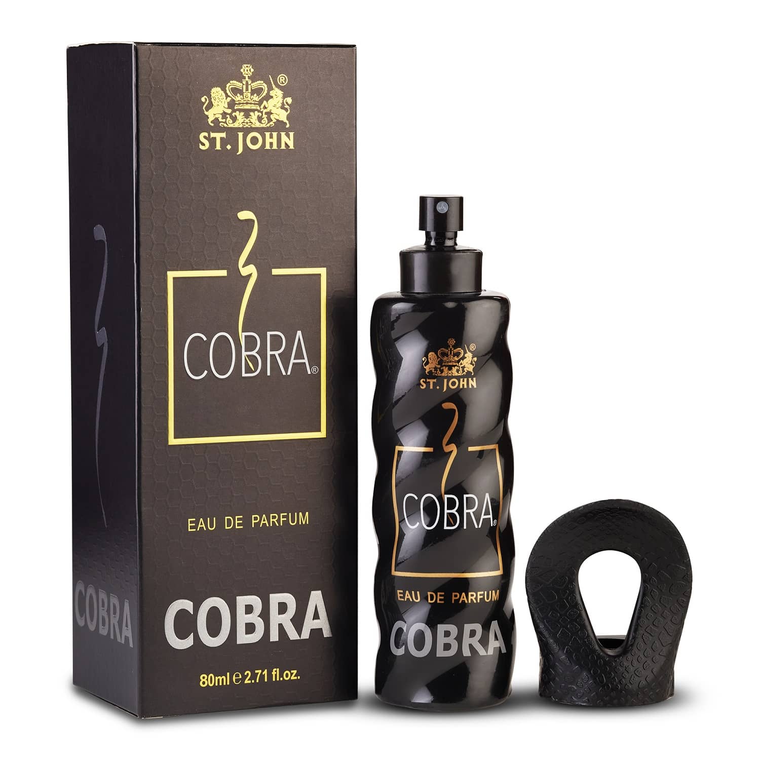 ST.JOHN Cobra Perfume 80ml, Long Lasting Perfume For Men - Pack of 1
