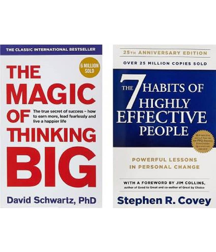 The 7 Habits Of Highly Effective People + The Magic Of Thinking Big - Stationery | Buy online on ZillyBuy