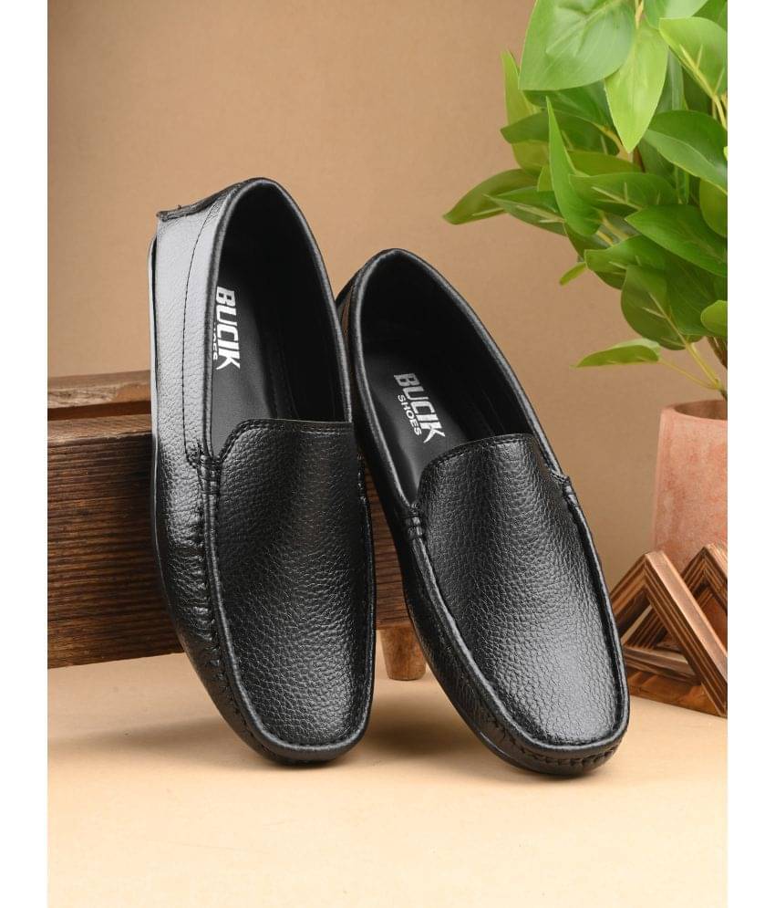     			Bucik Black Men's Slip on