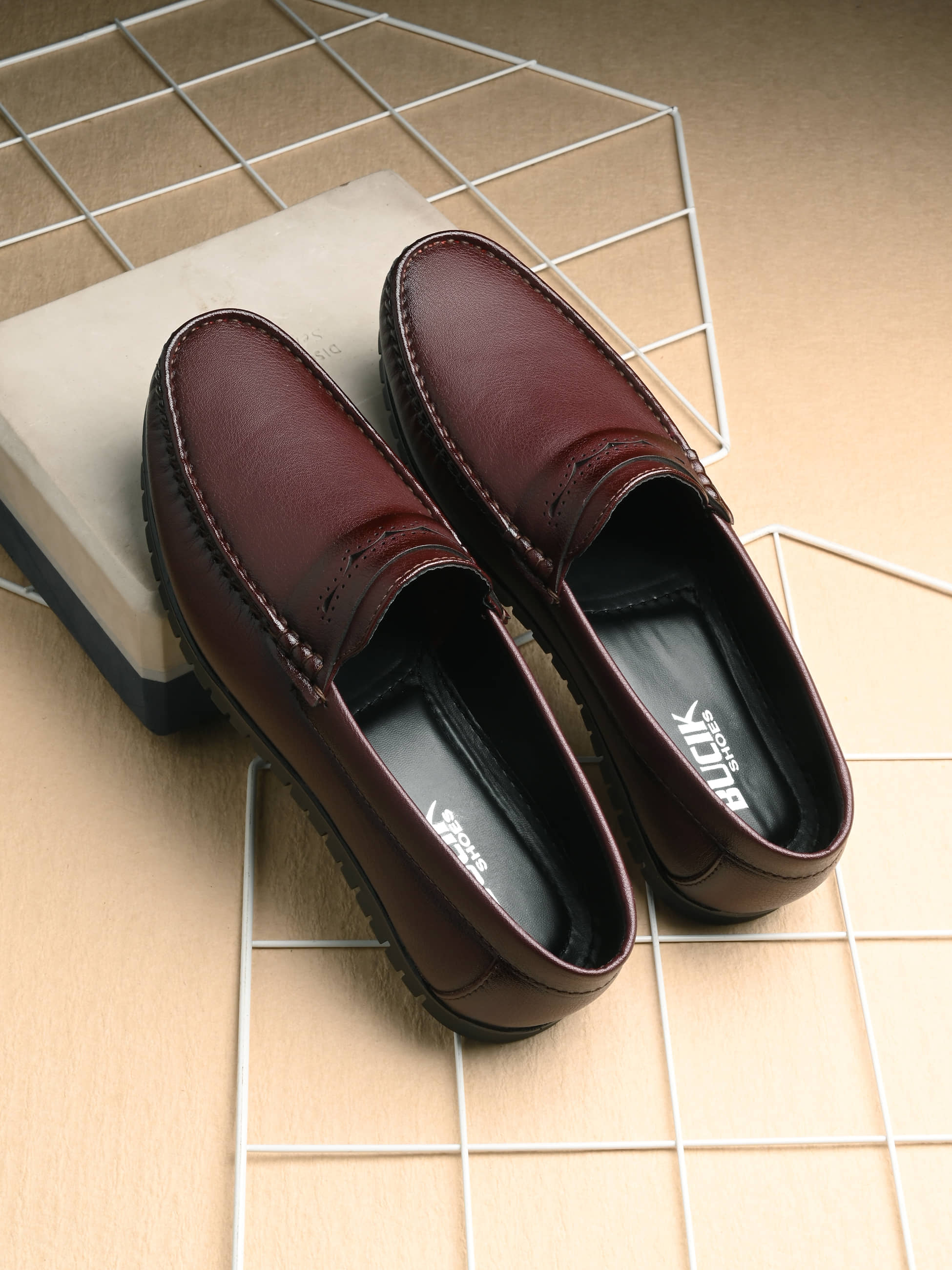 Bucik Brown Men's Formal - Formal Shoes | Buy online on ZillyBuy