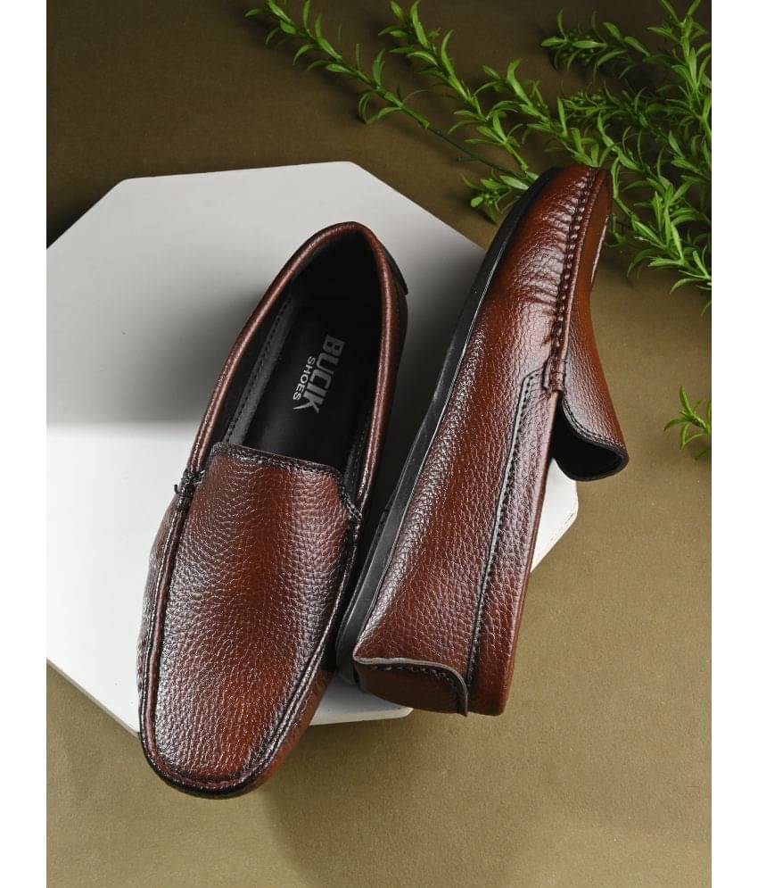     			Bucik Brown Men's Formal