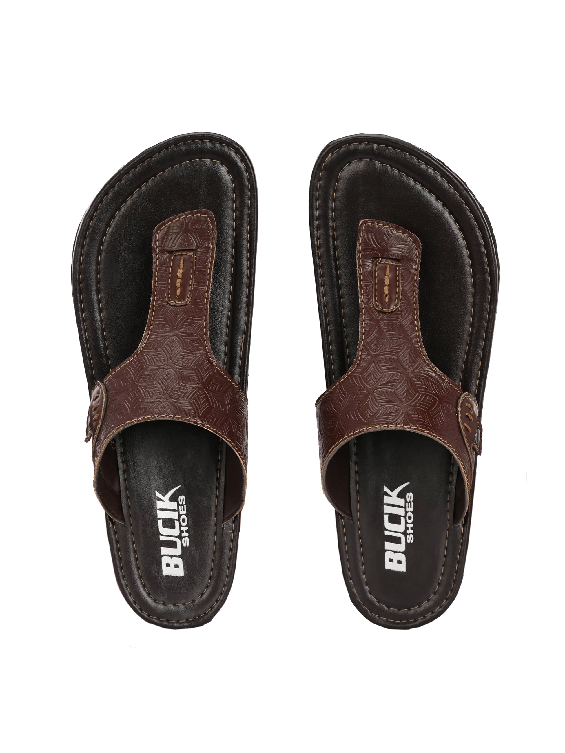 Bucik BROWN Men's Leather Slipper