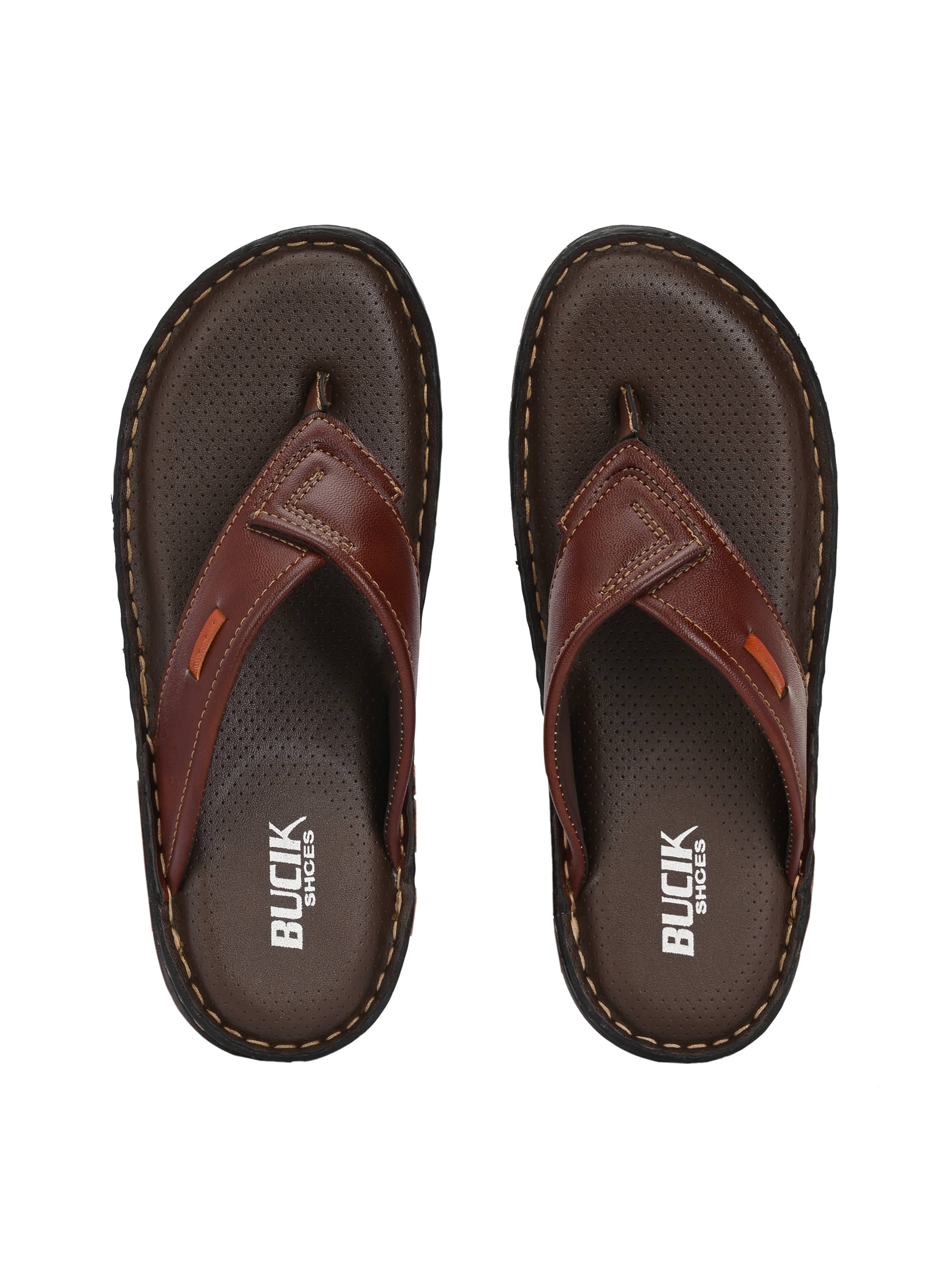 Bucik BROWN Men's Leather Slipper