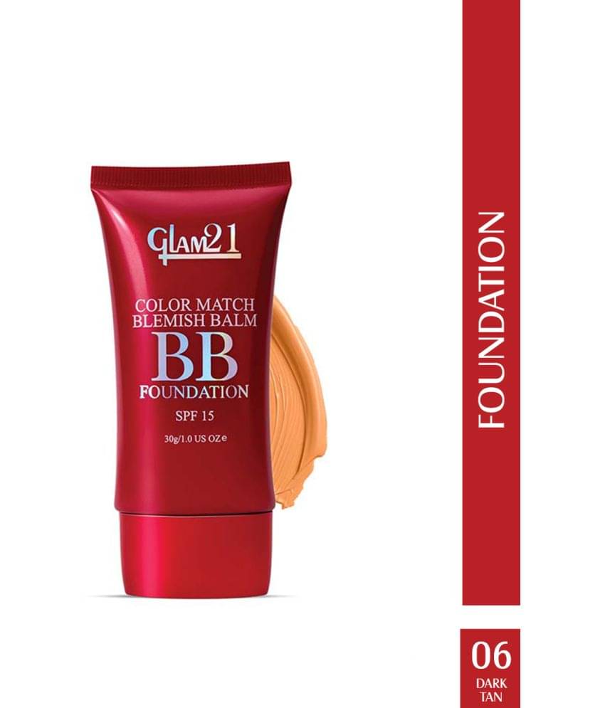     			Glam21 Color Match BB Foundation Dual Purpose of Foundation & Sunscreen 30g Dark Brown06