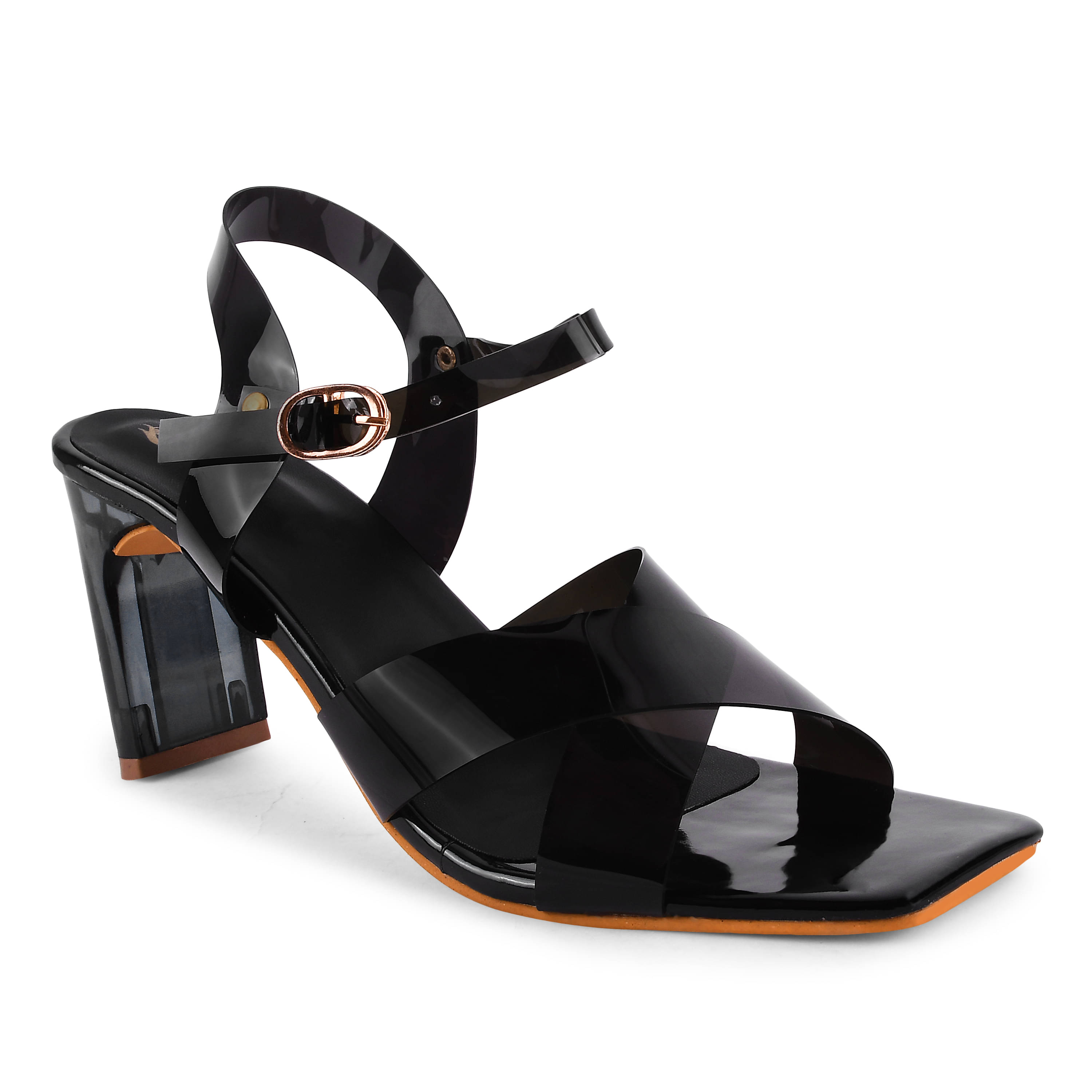 JM Looks Black Women's Sandal Heels     			JM Looks Black Women's Sandal Heels