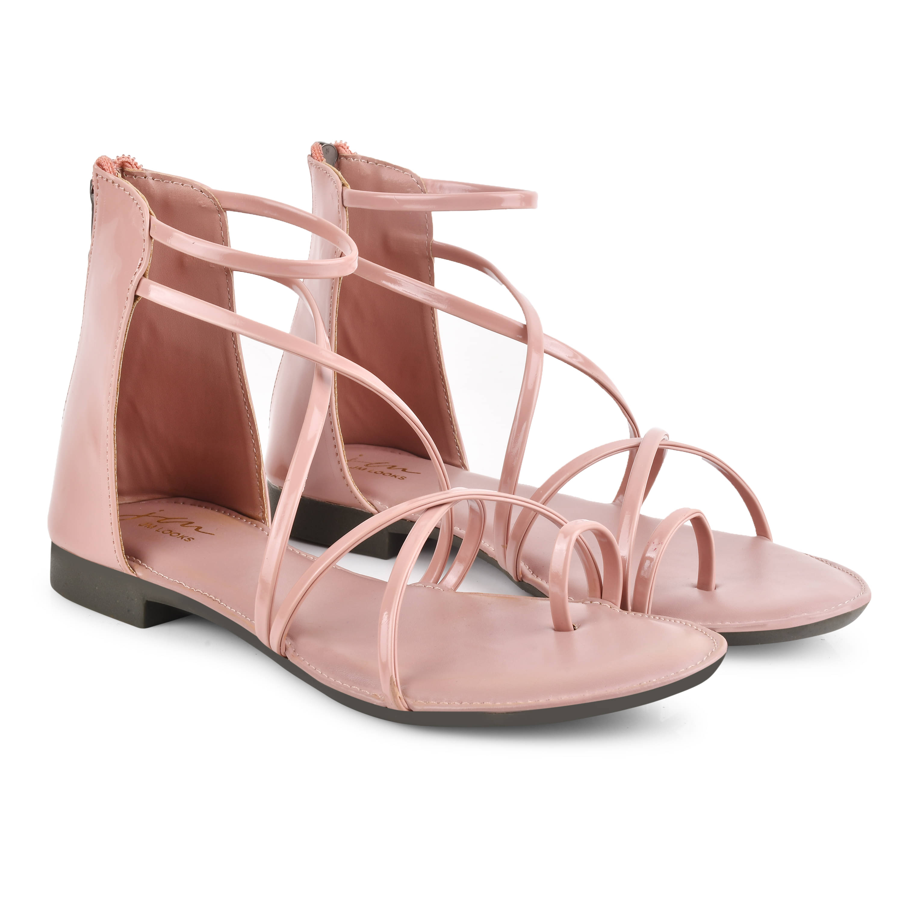    			JM Looks Peach Women's Flats