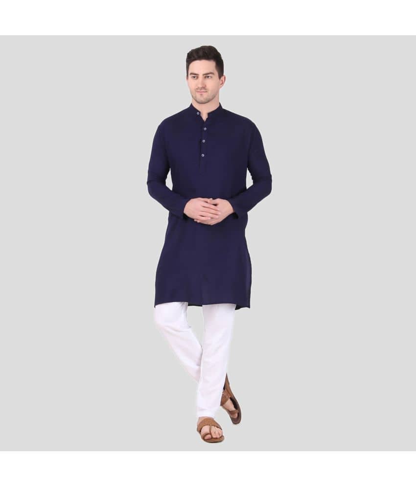 Preen Yellow Cotton Blend Regular Fit Men's Kurta Pyjama Set ( Pack of 1 ) - Kurtas & Kurta Sets | Buy online on ZillyBuy