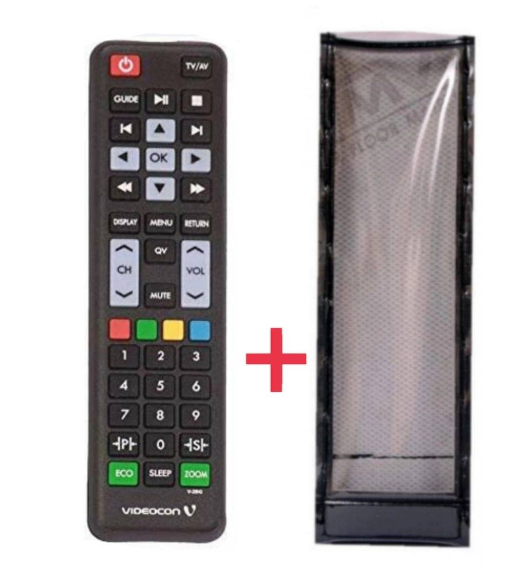     			SUGNESH C-35 New TvR-68  RC TV Remote Compatible with Videocon Smart led/lcd