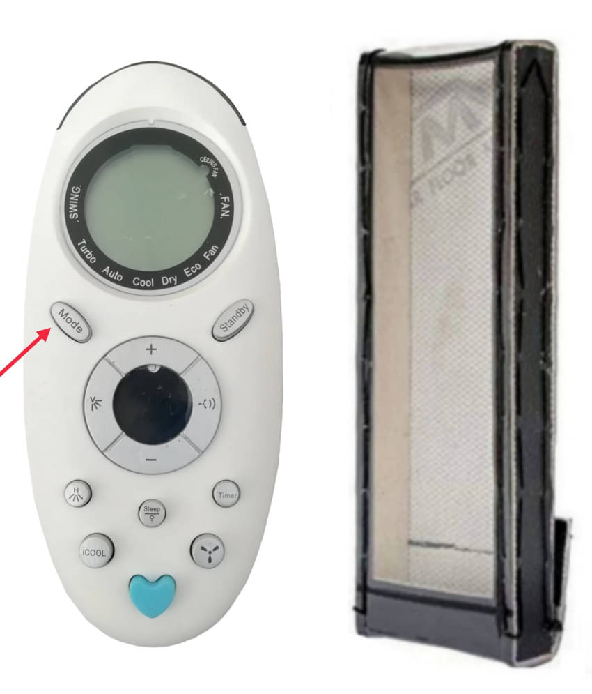     			SUGNESH C-7 Re-143A RWC AC Remote Compatible with Onida Ac (Mode Button)