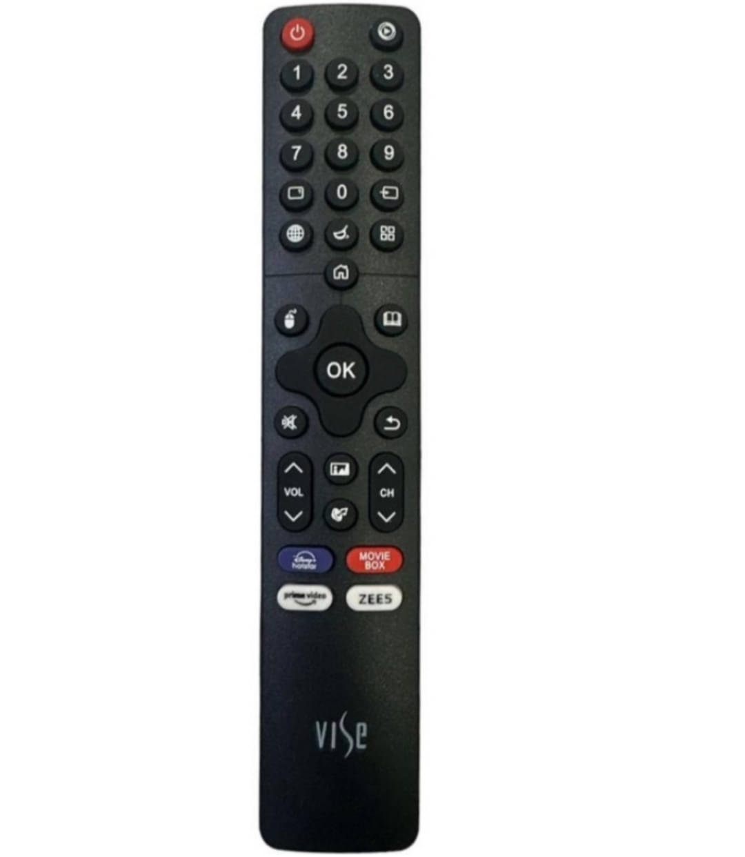     			SUGNESH New TvR-119 TV Remote Compatible with Vise Smart led/lcd